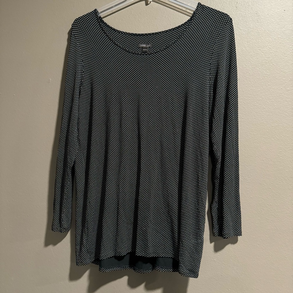 J Jill Wearever Polkadot Top Size Large